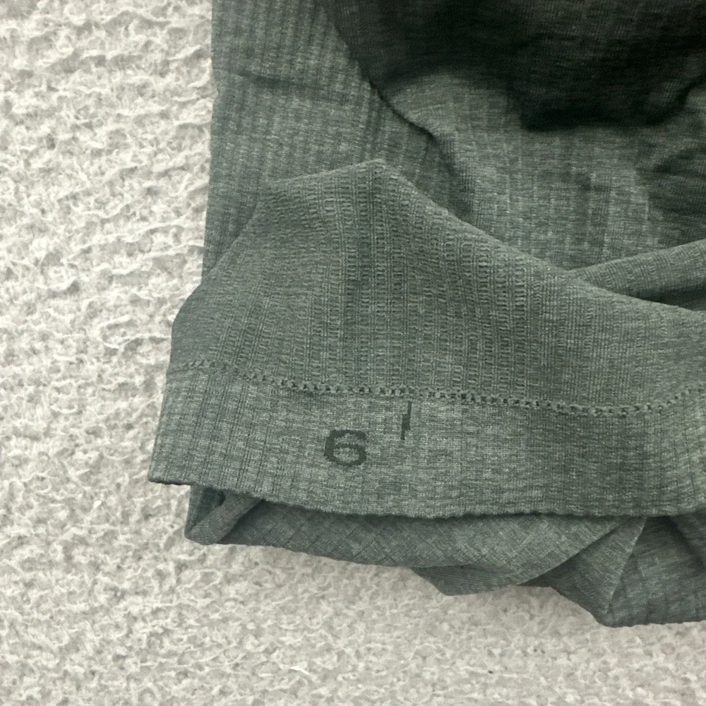 Lululemon Ebb To Street Tank Top Smoked Spruce Green Athletic Athleisure Women 6